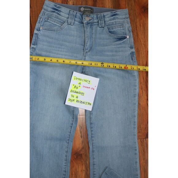Democracy 4 "Ab" technology Women's Jeans sz 4 - Picture 6 of 6
